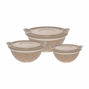 Bellora Bowl + Lid 3 Pcs Set