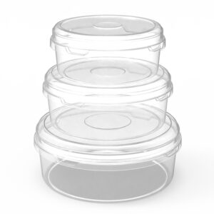 Milan Container  Transparent Lid 3 Pcs Set