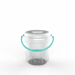 Lovely bucket + Lid - 10