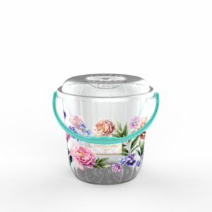 Premia Bucket + Lid - 15 Transparent