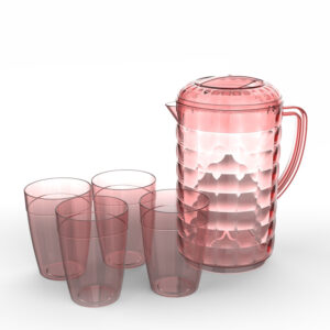 Amora Jug Set (Jug + 4 Glass)