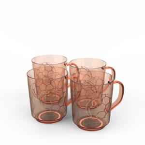 Football Mug - 4 pcs set