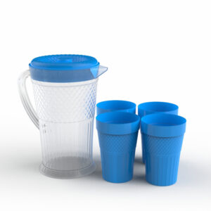 Crystal Jug Set (Jug + 4 Glass)