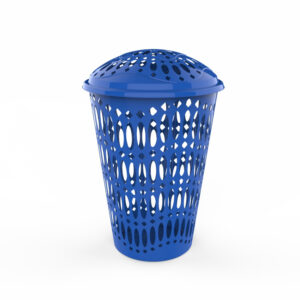 Diamond laundry Basket + Lid